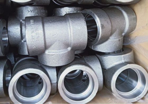 ASME B16.11 A105 Dirsek 3000 Lbs Soket Kaynak Dişli Dövme Çelik Bağlantı Elemanı