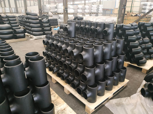 ANSI B16.9 ASTM A234WPB KARBON ÇELİK BORU TEE SİYAH