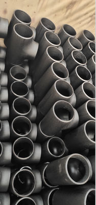 ANSI B16.9 ASTM A234WPB Karbon Çelik Eşit Tee 3'' 5'' 10'' Galvanizli Redüksiyon Tee