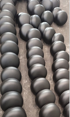Alın Kaynaklı Dikişsiz Hdg Karbon Çelik Boru Kapağı Siyah Renk 2mm-25mm