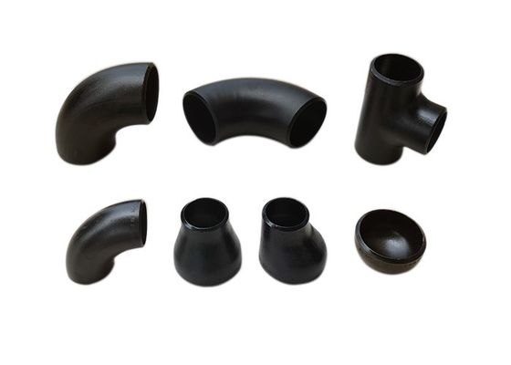 Dirsek Boru Bağlantısı ASME B16.9 ve B16.28 Tee Reuder Cap A234 WPB SCH40 STD A182 F304 316