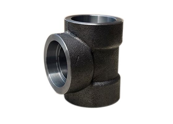 3000LB 2000LB Dişli SW Uydurma ASME B16.11 ASTM A105 Dirsek Kapak T