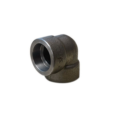 90DEG 45DEG Dövme Çelik Dirsek ASME B16.11 Dirsek Kapağı Tee 3000LB Dişli SW