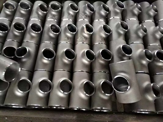DN15 - DN600 Dikişsiz Boru Bağlantısı ASME B16.9 ASTM A234 WPB Dirsek Te Redüktör
