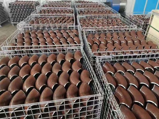 Çelik Alın Kaynaklı Boru Bağlantı Elemanı ASME B16.9 Dirsek Te Redüktör Kapağı Siyah Boya