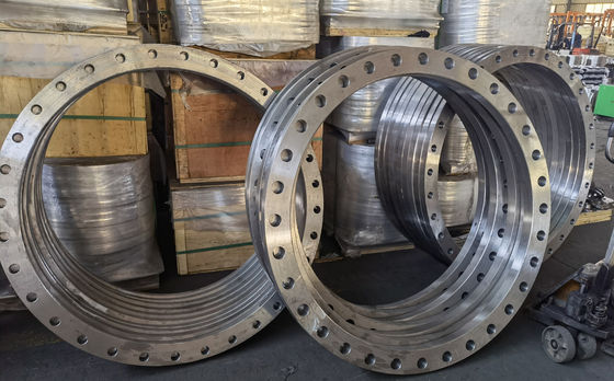 Anti Pas Yağı AWWA C207-07 Göbekli Flanş Üzerinde Kayma ISO9001 PED 2000