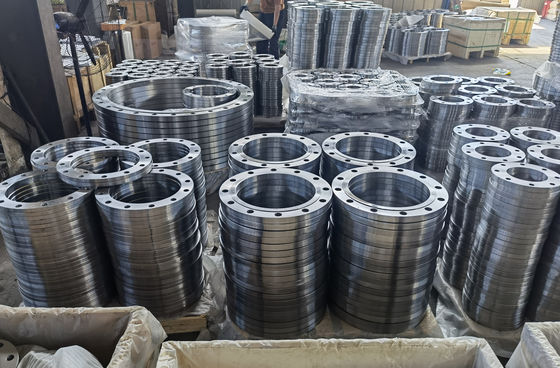 Anti Pas Yağı AWWA C207-07 Göbekli Flanş Üzerinde Kayma ISO9001 PED 2000
