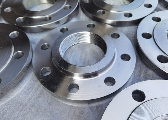 Galvanizli Dn10 Paslanmaz Çelik Dişli Flanş Pn10 Pn16 Pn25