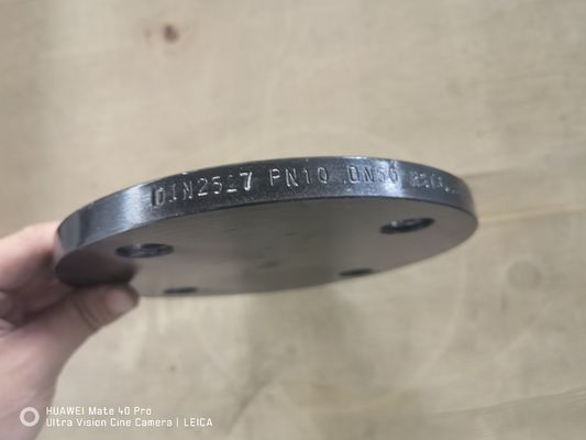 EN1092-1 Kör Flanş TYPE05 DIN2527 PN16 DN200 Dövme Karbon Çelik P250GH P245GH